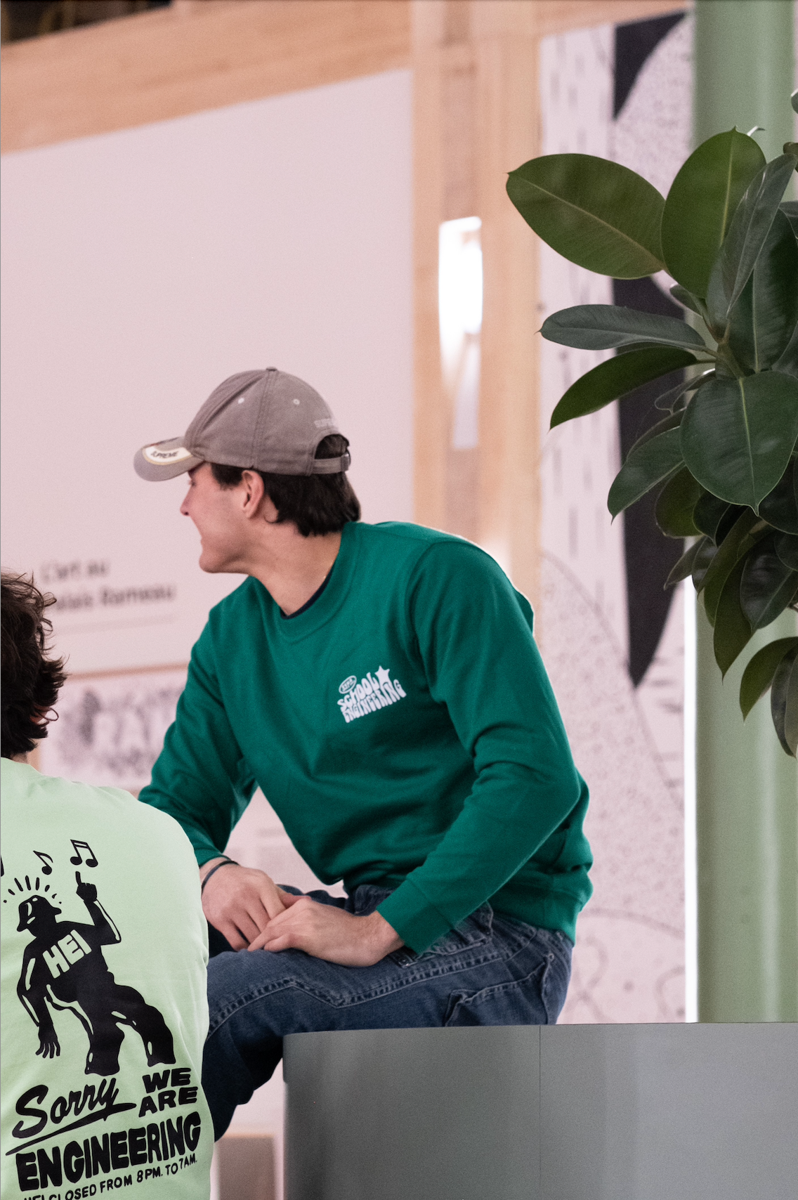 Sweat-shirt col rond